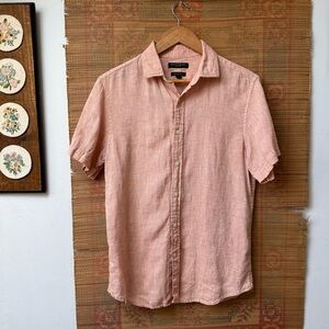 Banana Republic Linen Camden Button Up Shirt